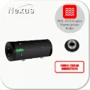 RVS Hygiëne boiler 200H XL-LE1 Black, Horizontal Double thread connections