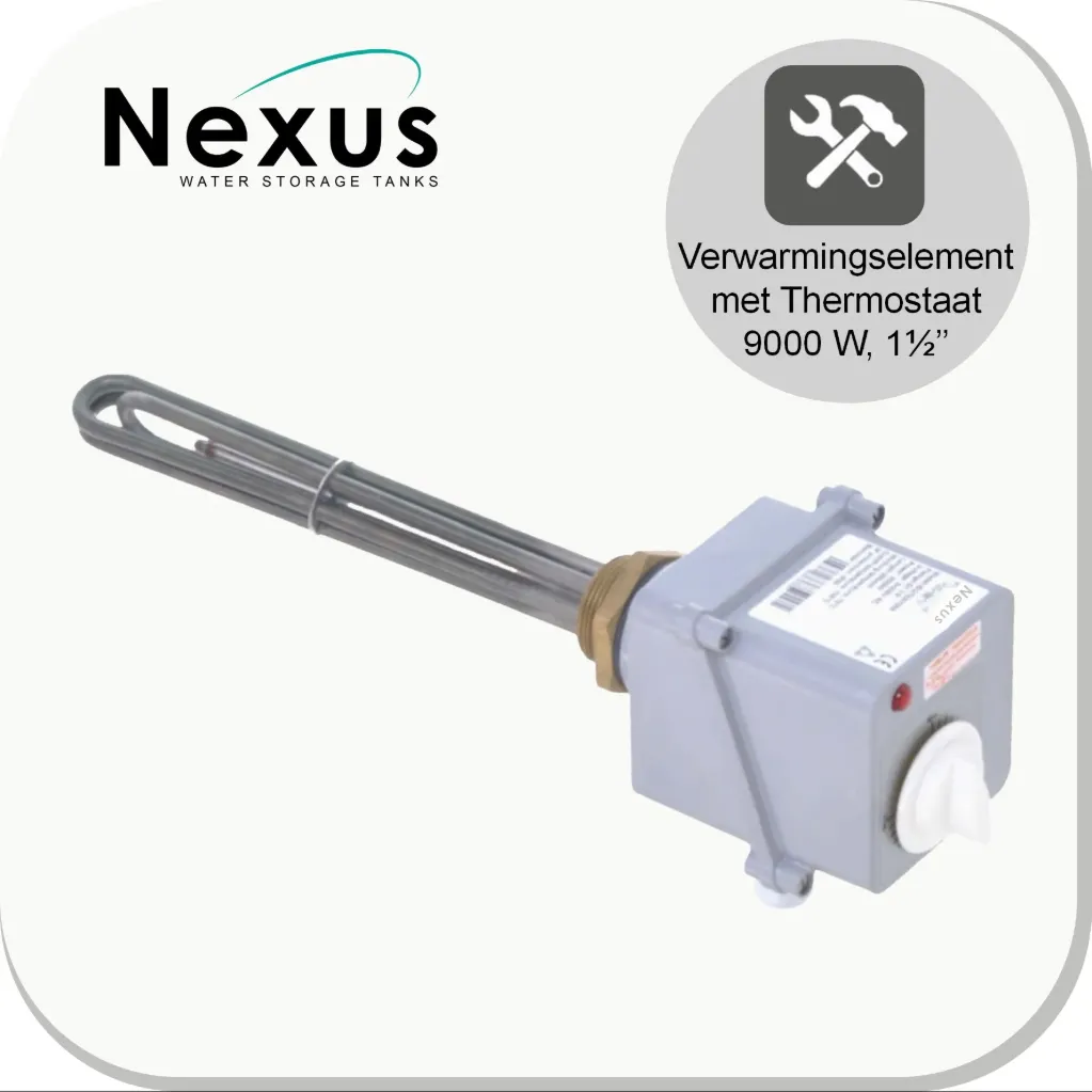 [159 700 1008] Élément 3-phases +Thermostat 9000W ACI 316L